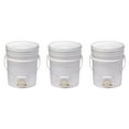 thumbnail image 1 of Little Giant BKT5 Plastic Honey Bucket w/ Gate for Beekeeping, 5 Gallon (3 Pack), 1 of 3