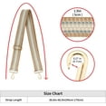 thumbnail image 4 of CoCoMangos Wide Shoulder Strap Adjustable Replacement Belt Guitar Style Crossbody Bag Handbag Strap Multicolor Canvas Straps, 4 of 5