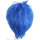 thumbnail image 3 of Peluca genérica para cosplay, corta, azul, estilo anime, 20 cm, para adultos/adolescentes, 3 of 3