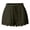M485 Army Green, variant on Tfken Women Shorts For Summer Drawstring Solid Color Shorts With Lace Trim Trendy Casual Female Leisure Clothes Green