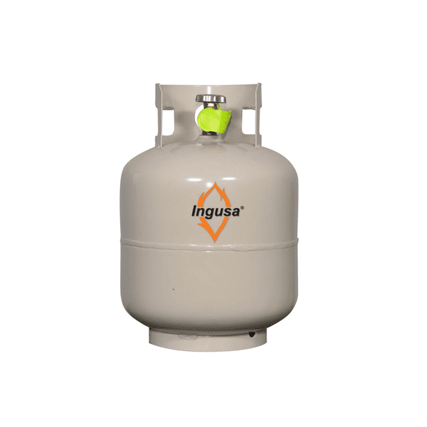 Cilindro Portátil para Gas LP INGUSA de 20LBS Válvula Tradicional