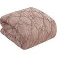 thumbnail image 3 of Nanshing Minny Puckered Pintuck 7-Piece Comforter Set, King, Blush, 3 of 4