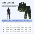 thumbnail image 4 of Kdxio Palm Leaves And Exotic Birds Men’s Pajama Set Pajamas For Men 2 Piece PJ Set with Men Pajama Pants and Long Sleeve T-Shirt Lounge Set-XX-Large, 4 of 7