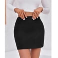 thumbnail image 6 of Hduncf Corduroy Skirt Women Spring Summer Clothing Casual High Waisted Bodycon A Line Vintage Cute Short Pencil Mini Skirts Black L, 6 of 7