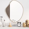 thumbnail image 1 of vidaXL Wall Mirror Gold 60x50 cm, 1 of 4