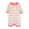thumbnail image 1 of Birdeem Combinaisons une Pièce Tout-Petits Bébés Filles Garçons Manches Courtes T-Shirt Imprimé Coloré Col Rond Combinaison Barboteuse Pyjamas pour Enfants, 1 of 1