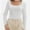 White, variant on Long Sleeve Shirts for Women Scoop Neck Baselayer Casual Tops for Lady
