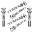 thumbnail image 2 of MOVTOTOP 6pcs Baby Crib Latch Replacement Window Screen Pin Bed Fastening Fitting Plunger Spring Loaded Screen Plunger Pin Latch, 2 of 8