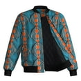 thumbnail image 3 of African Wax Print Jacket for Men Autumn and Winter Thick Warm Ankara Jacket Unisex Men Women, 3 of 5