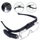 thumbnail image 1 of LED Jewelers Magnifying Glasses Headband Magnifier Illuminated Visor With 3 Lens, 1 of 5