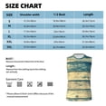 thumbnail image 5 of Lsque Retro Wooden Print Men's Cotton Blend Sleeveless Muscle Shirts (S-3XL)- Moisture Wicking, Odor Protection, UPF 30+,XX-Large, 5 of 8