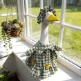 thumbnail image 4 of For Holiday Porch Spring Summer Idyllic Goose Outfit, Floral Dress and Hat Set for 23 Inch Statue, Garden Patio Decoration with Soft Pastel Colors, Cottagecore Style, 4 of 9