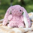 thumbnail image 2 of 6.3" Tulip Pink Mini Bashful Easter Bunny Plush Toy - Small Rabbit Stuffed Animal - Soft Hot Pink Plushie for Easter Basket Stuffers - Classroom Prize & Kids Holiday Toy, 2 of 5