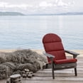thumbnail image 3 of ARDEN Oceantex Outdoor Rocking Chair or Adirondack Cushion, 21.5 x 19, Water Repellent, Fade Resistant 19 x 21.5, Nautical Red, 3 of 12
