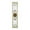 White Distressed Door Inspired Ornamental Floral Scroll Rectangle 12" x 1" x 58", variant on DecMode Brown Wood Distressed Door Panel Scroll Wall Decor with Metal Wire Details