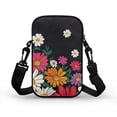 thumbnail image 2 of HELLHERO Flowes Underarm Shoulder Bag Unique Gift, 2 Zippers for Outdoor Daily Use, Daily Commute or Casual Outings, 2 of 7