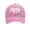 Pink, variant on VLOOCKLW Soccer Fan Hat Soccer Baseball Sports Hat for Men Women, Lightweight Breathable Adjustable Sun Visor for Outdoor Activities & Fan Gear