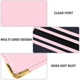 thumbnail image 4 of Bank Card Holder 1Set Pink PU Damage Prevention Cover For Adults Shopping Use, 4 of 4