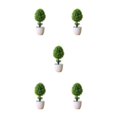 thumbnail image 1 of Wosthever Bonsái de plantas artificiales, de árbol de simulación de estilo nórdico, escritorio, plantas falsas, maceta, hogar, oficina, Type2 NO2, 1 of 6