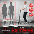 thumbnail image 3 of Madd Gear Kick Extreme Pro Stunt Scooter for Ages 8 + Strong Aluminum 5" Wide Lightweight Deck - Designed for Skatepark Use, 3 of 12