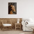 thumbnail image 3 of Stupell Industries Cottage Horse Portrait Study Canvas Art, 16 x 24, by Petals Prints Design, 3 of 8