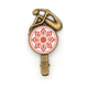 thumbnail image 1 of China chino rojo flor patrón tradicional Broche broche broche broche Metal retro, 1 of 3