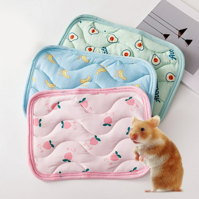 CBFFDC Tapis Rafraîchissant pour Hamster, Coussin Antidérapant Motif Dessin Animé pour Maison