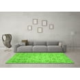 thumbnail image 3 of Ahgly Company Indoor Rectangle Abstract Green Modern Area Rugs, 3' x 5', 3 of 4