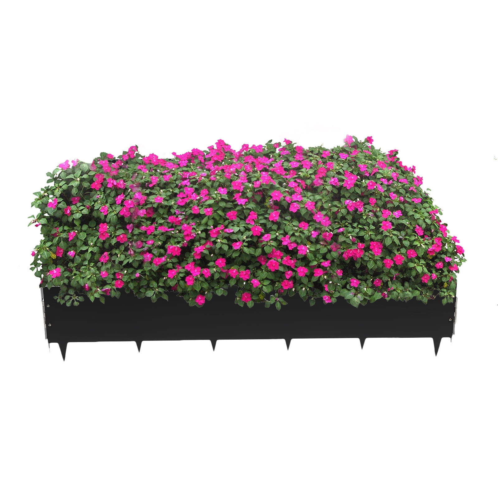 Landscape Edging Kit, 4 Pieces 40in, 8.46in Height, Durable Steel with Nano Coating, Effective Weed Prevention, Easy Connection for Lawn and Garden