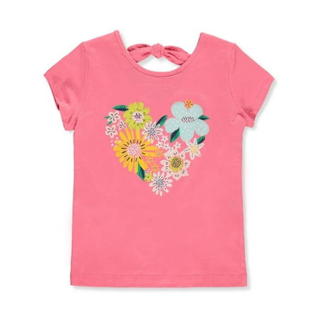 

Carter s Girls Floral T-Shirt - pink 4t (Toddler)