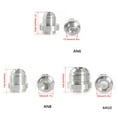 thumbnail image 1 of 2 Pieces Aluminium Alloy Auto Fuel Line Adapter Detachable Car Auto Fuel Line Leakproof Replacement Automotive Water Air Fitting Accessories AN8, 1 of 1