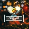 thumbnail image 3 of Customized Pickleball Ornament Christmas 2025, Personalized Year & Name Gift for Men Women Pickleball Team Coach, Player, 3 of 5