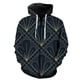 thumbnail image 1 of Sudadera con capucha y cremallera para hombre con estampado geométrico abstracto, estilo hip hop, moderna, de gran tamaño, con estampado 3D para adolescentes., 1 of 6