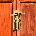 thumbnail image 4 of HEALEEP Door Security Bolt Brass Locking Pin for Modern and Traditional Home 1Pcs, 4 of 8