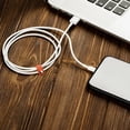 thumbnail image 5 of 24Pcs 4 Colors PU Leather Data Cables Storage Bands Cable Ties with Metal Button Flat Mixed Color 79.5x18x5.5mm 6pcs/color Diy, 5 of 6