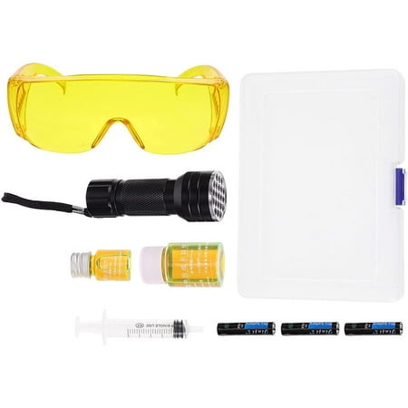 Car AC Leak Test Auto Air Conditioner Leak Detector Flashlight UV