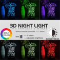 thumbnail image 2 of My Hero Academia Anime Figure 3D Led Night Light All Might Manga Figure Desk Lamp Bedside Bedroom Decoration Home Decor Nightlight Birthday Gift for Child, FD4F4, 2 of 4