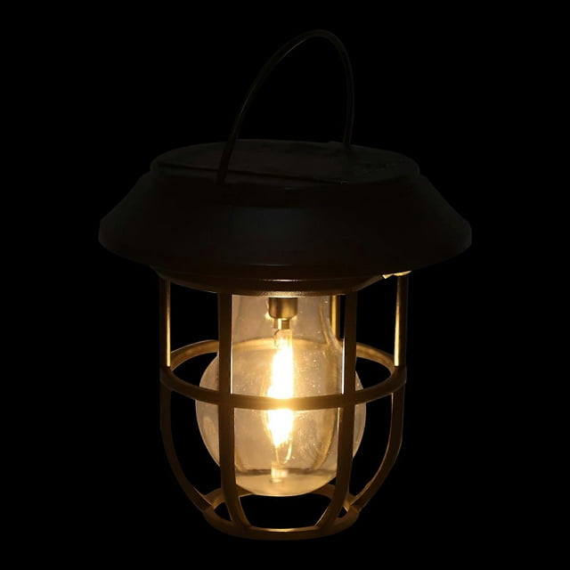 Solar Powered Outdoor Lights Campers 12.50X12.20X12.20CM Tungsten Filament Bulb 1Pack