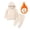 Beige, variant on Odeerbi 2PCS Outfits Kids Sports Tracksuits Long Sleeve Pullover Hoodies Sweatshirt And Sweatpants Fall Winter Suit
