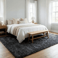 thumbnail image 4 of Rugs for Living Room, 6'x9' Soft Fluffy Area Rug for Bedroom, Plush Decorative Rug with Anti-Skid Backing, Indoor Home Carpet for Living Room, Dark Grey, 4 of 7