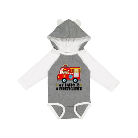

Inktastic Fireman Daddy is a Firefighter Gift Baby Boy or Baby Girl Long Sleeve Bodysuit