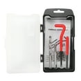 thumbnail image 2 of 15pcs Thread Repair Kit Steel Helicoil Compatible Damaged Threads Hand Tool Set for Engine Automotive Repairing, 2 of 3