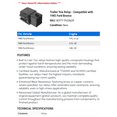 thumbnail image 2 of Trailer Tow Relay - Compatible with 1985 Ford Bronco, 2 of 2