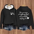 thumbnail image 2 of Ruyang Women's Fashionable Round Neck Casual Letter Printed Long Sleeve Top Hooded Sweatshirt Women Casual Sweatshirts, 2 of 8