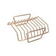 thumbnail image 4 of Parrilla para costillas, soporte de acero para asar, resistente rejilla para filetes, herramienta para barbacoa, antiadherente, fácil de usar Oro rosa, 4 of 9
