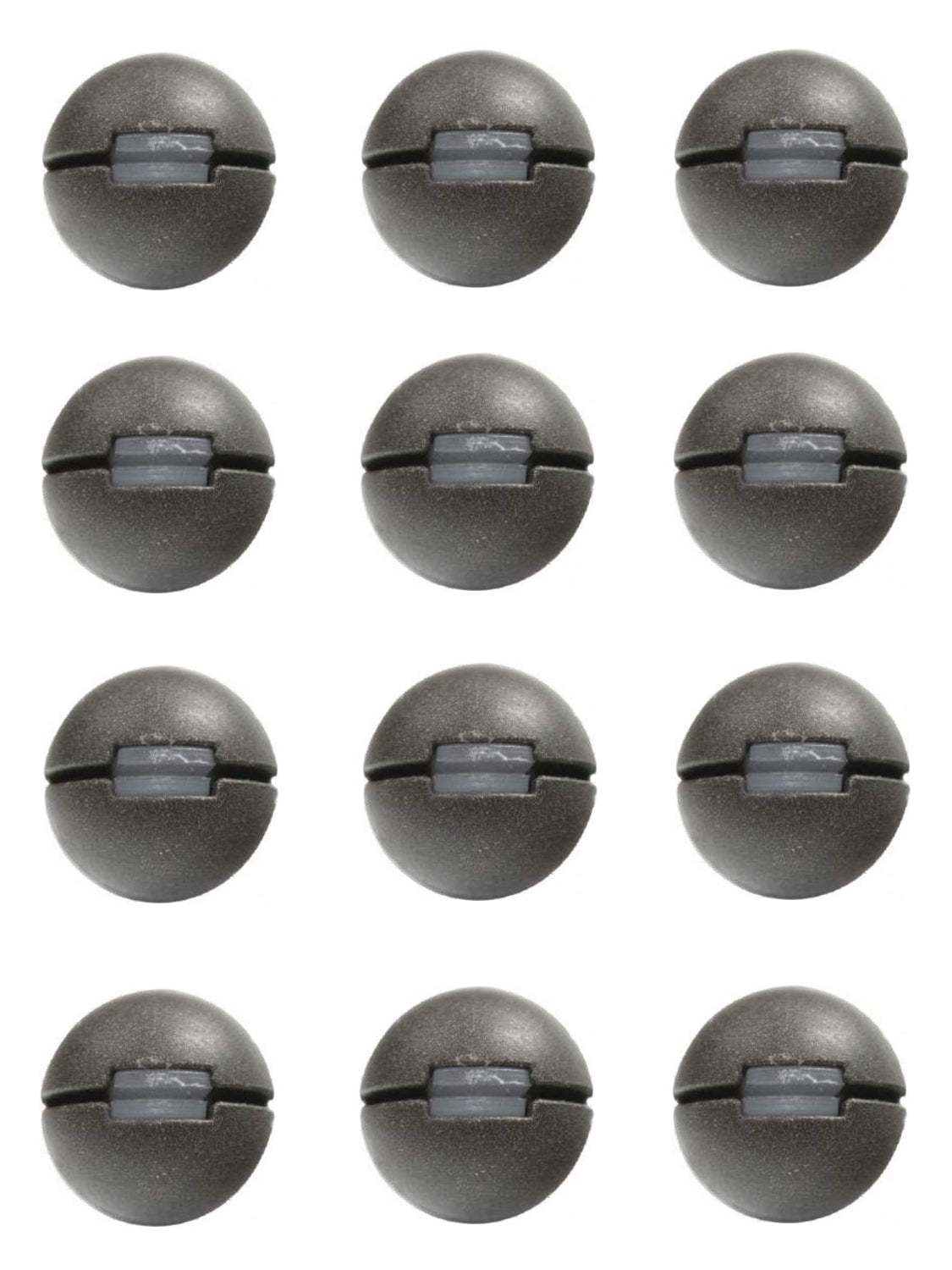 Tungsten Split Shot Weights in Various Sizes- 12 per pack