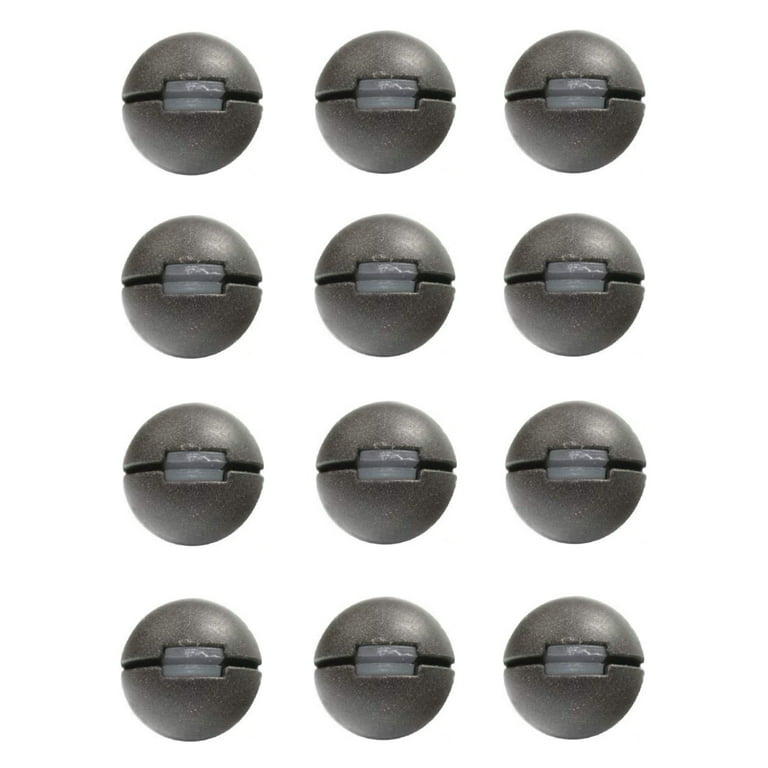Tungsten Split Shot Weights in Various Sizes- 12 per pack