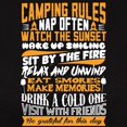 thumbnail image 3 of CafePress - Camping Rules T Shirt - Women's Traditional Fit Dark T-Shirt, 3 of 4