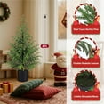 thumbnail image 7 of Artificial Norfolk Pine Tree 2ft, Potted Christmas Tree for Indoor Outdoor Front Porch Home and Holiday Decor, 7 of 7