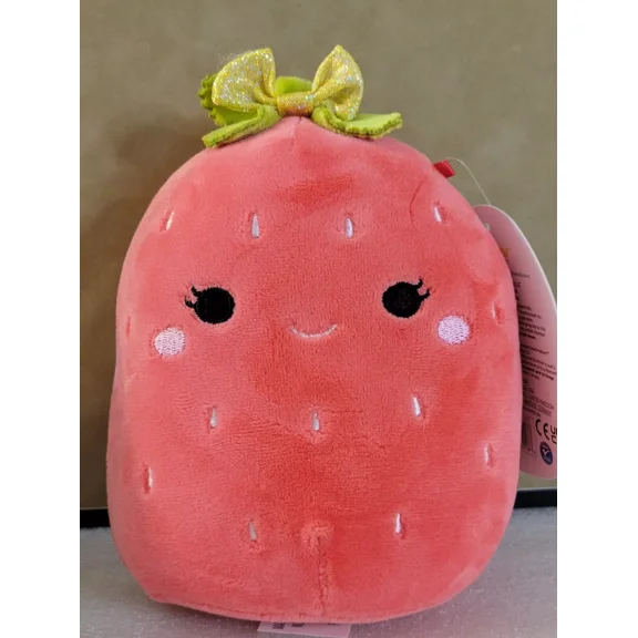 Squishmallows Kellytoy Fruit & Veggie Squad Scarlet the Strawberry 2022 5" NWT